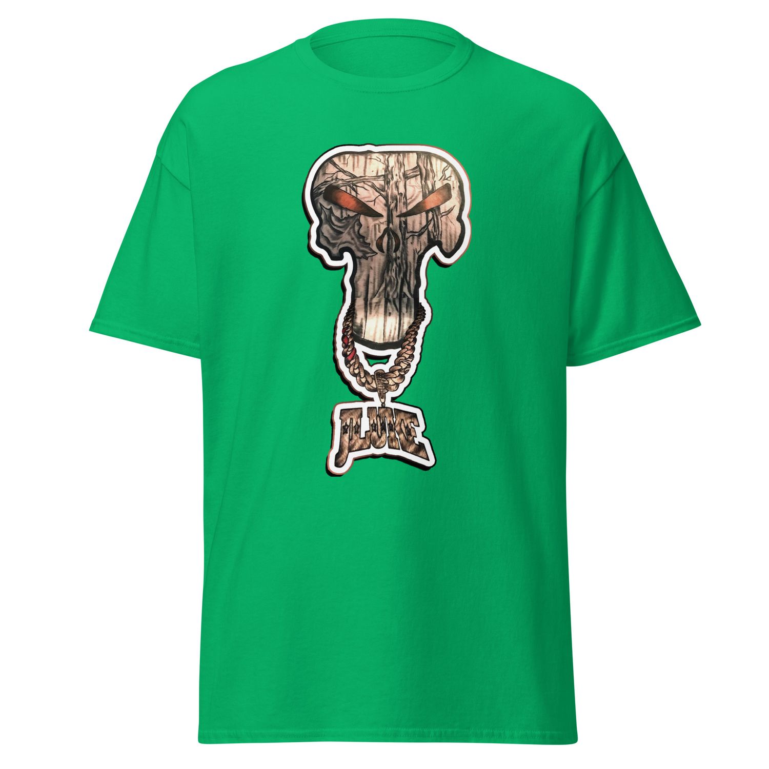 JLUKE Camo Skull/Logo Shirt
