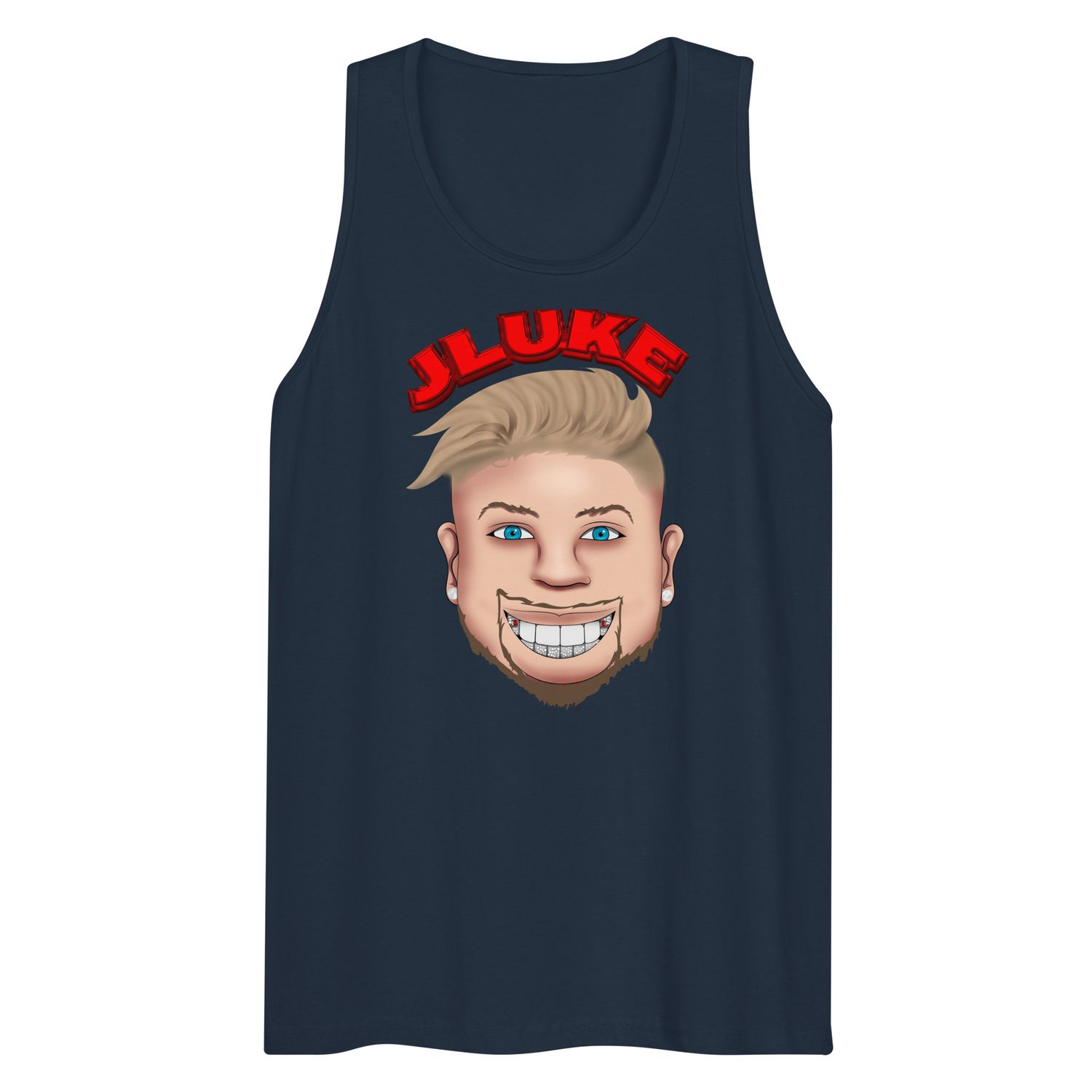 JLUKE Cartoon/Logo Tank Top