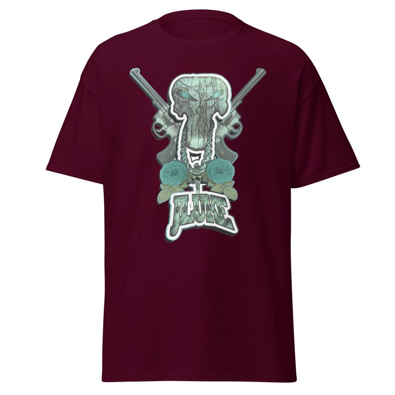 JLUKE Blue Skull &amp; Guns Shirt