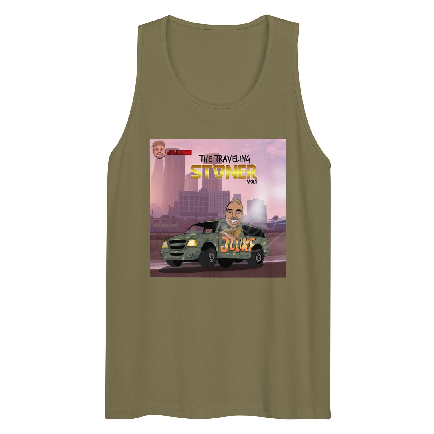 JLUKE Traveling Stoner/Logo Tank Top