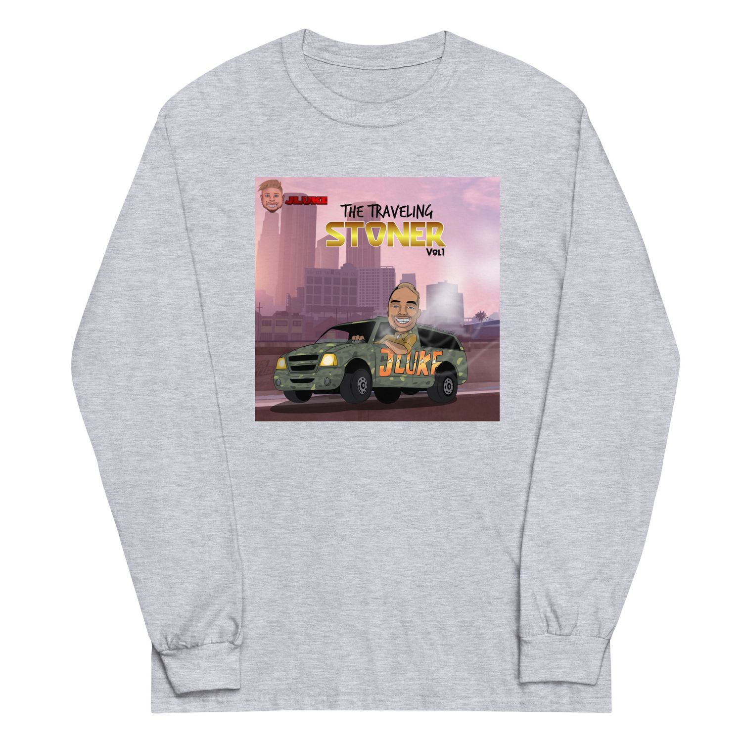 JLUKE Traveling Stoner/Logo Long Sleeve T-Shirt