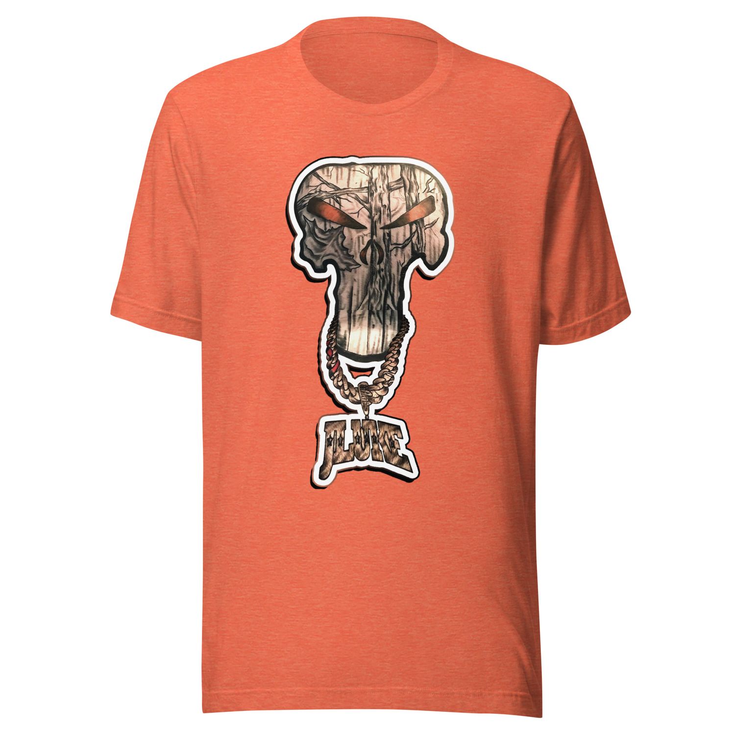 JLUKE Camo Skull/Logo T-Shirt