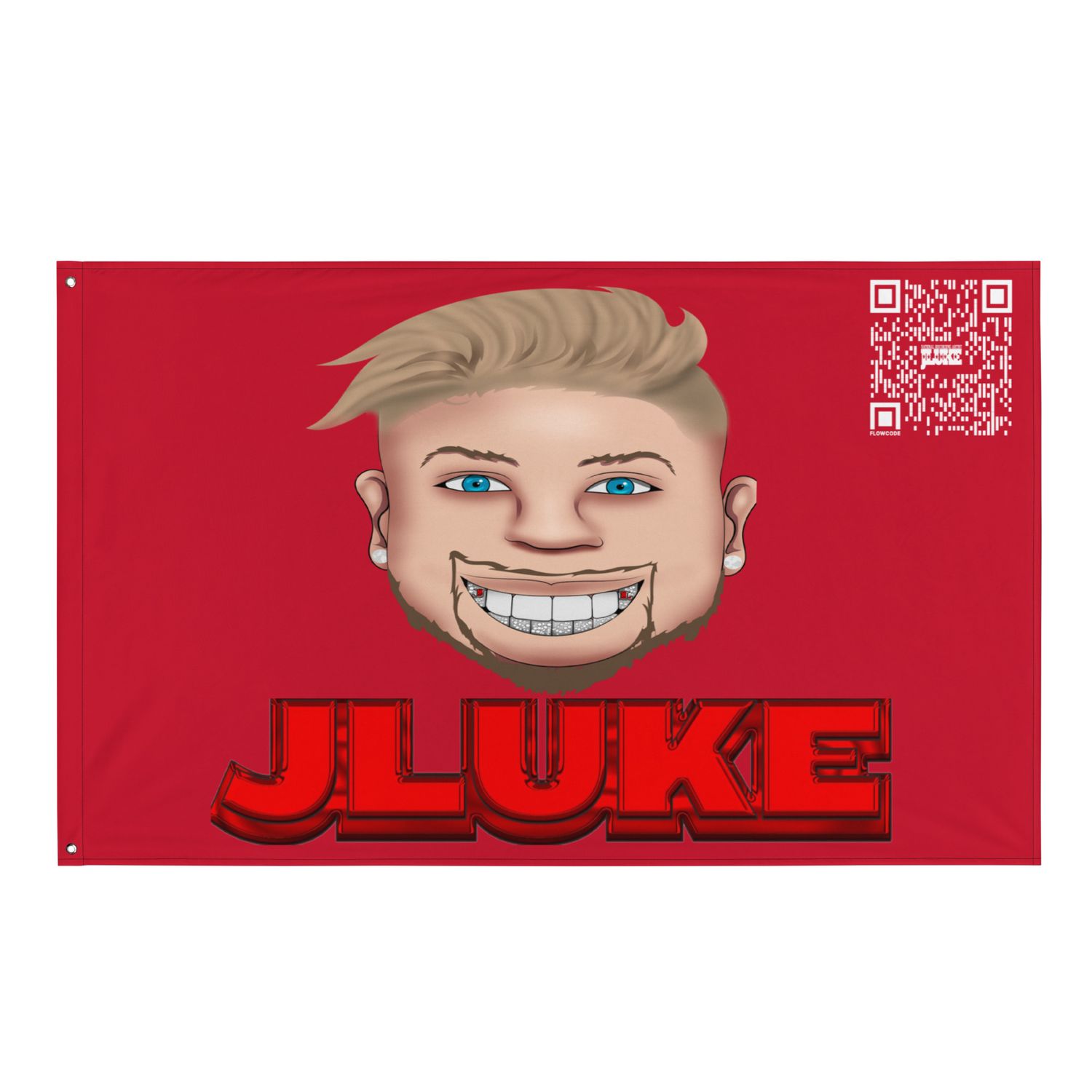 JLUKE Cartoon Red Flag