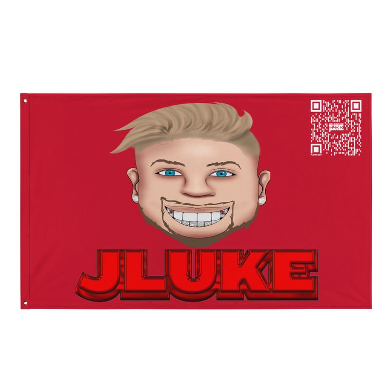 JLUKE Cartoon Red Flag
