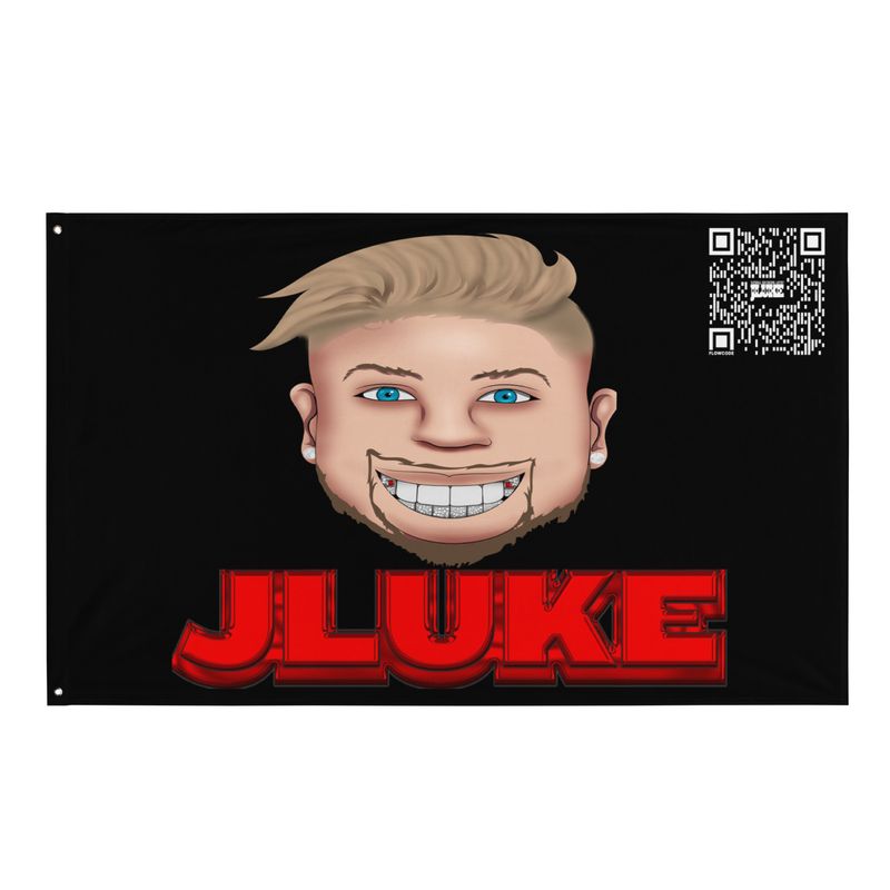 JLUKE Cartoon Black Flag