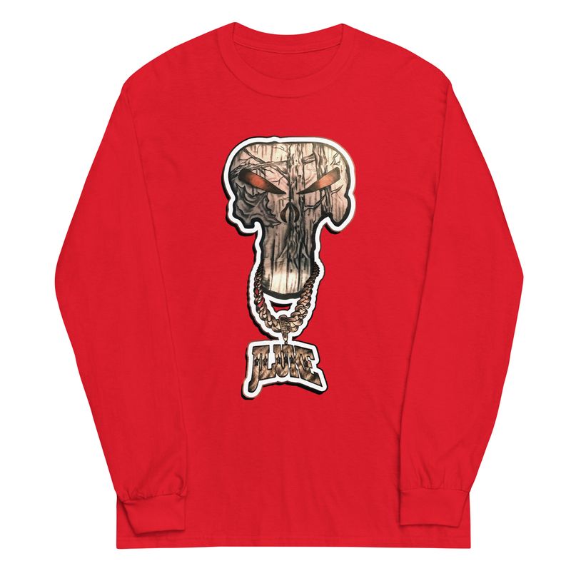 JLUKE Camo Skull Long Sleeve Shirt