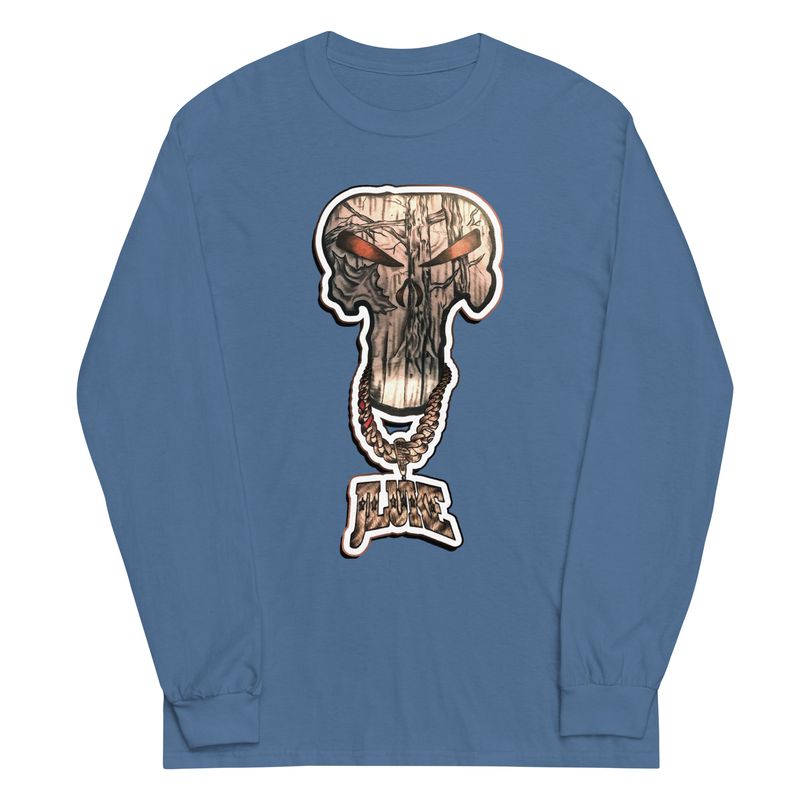 JLUKE Camo Skull/Logo Long Sleeve Shirt