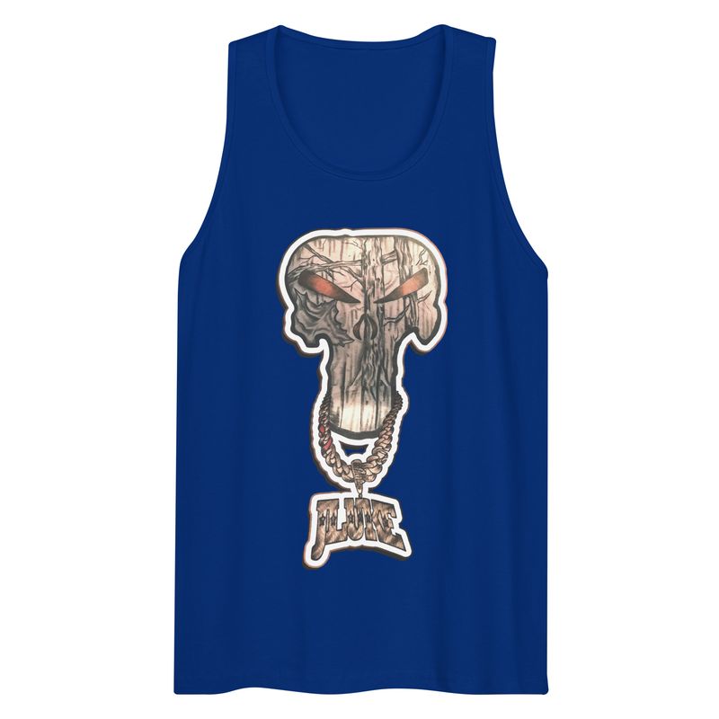 JLUKE Camo Skull Tank Top