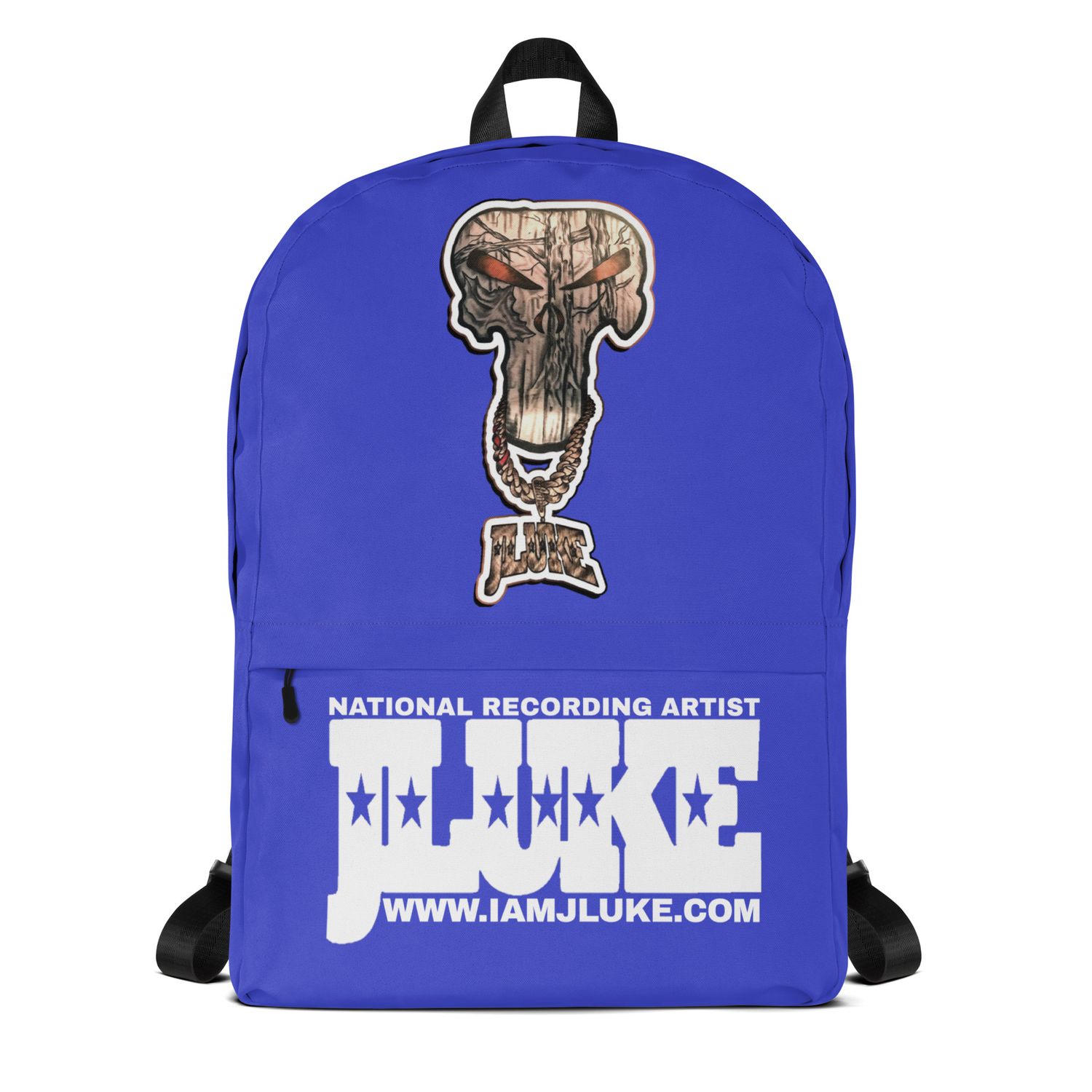 JLUKE Camo Skull Blue Backpack
