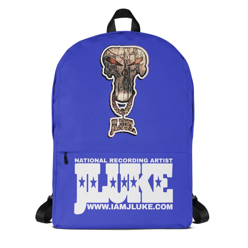JLUKE Camo Skull Blue Backpack