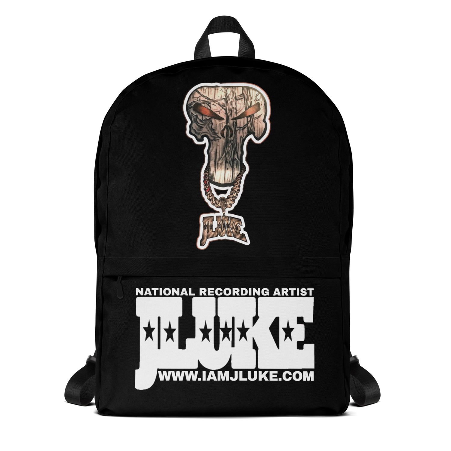 JLUKE Camo Skull Black Backpack