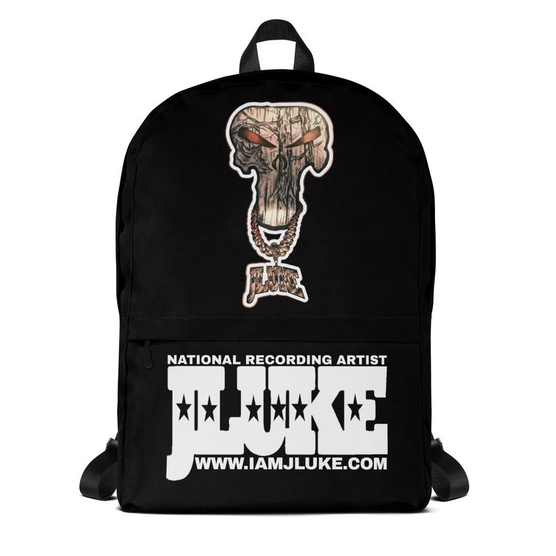JLUKE Camo Skull Black Backpack