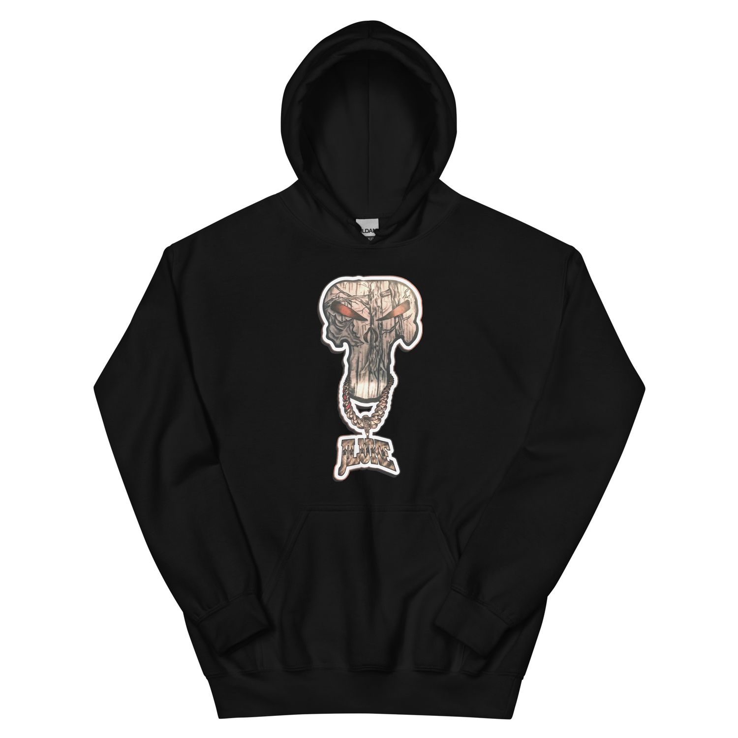 JLUKE Camo Skull Hoodie