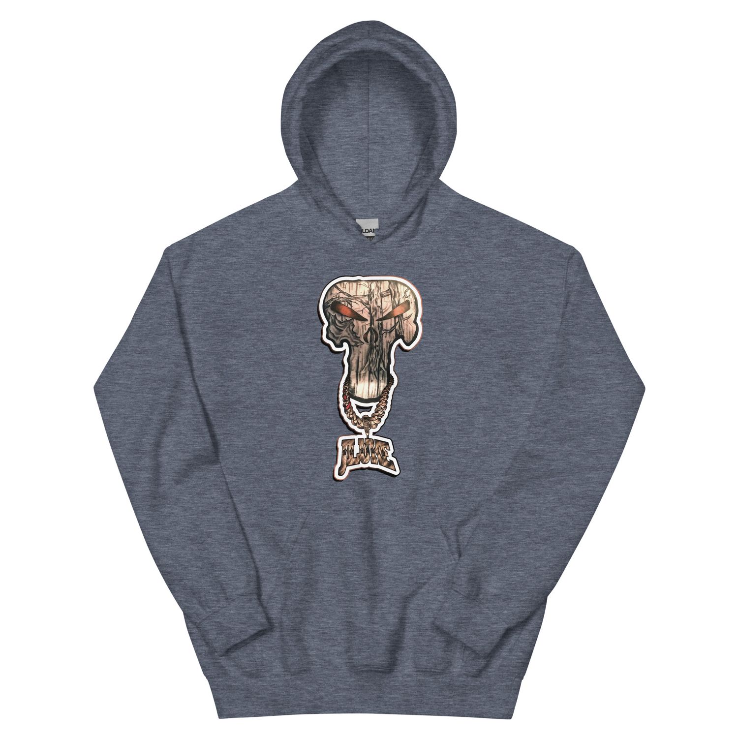 JLUKE Camo Skull/Logo Hoodie