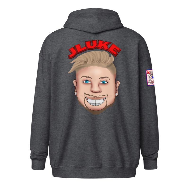 JLUKE Cartoon Zip Hoodie