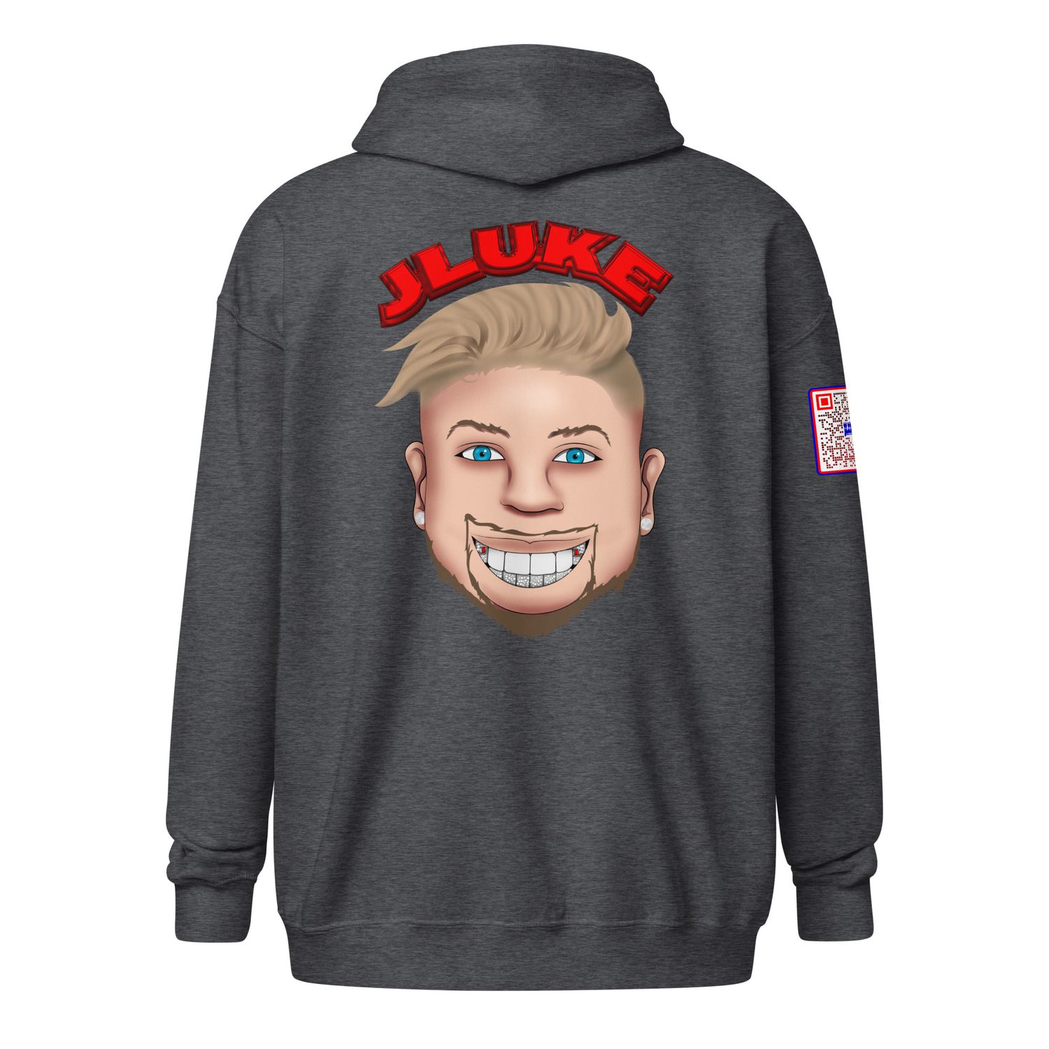 JLUKE Cartoon Zip Hoodie