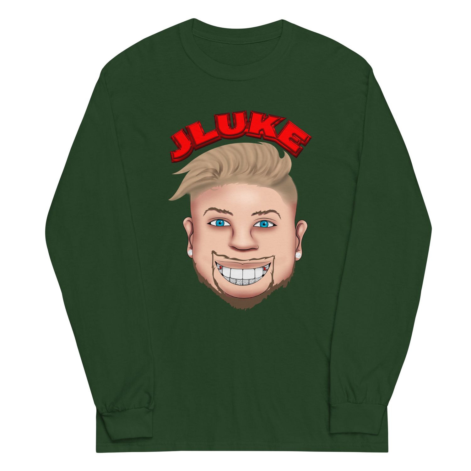 JLUKE Cartoon/Logo Long Sleeve Shirt