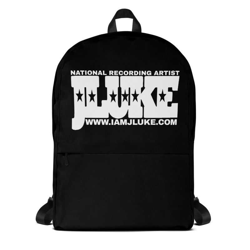 JLUKE Logo Black Backpack