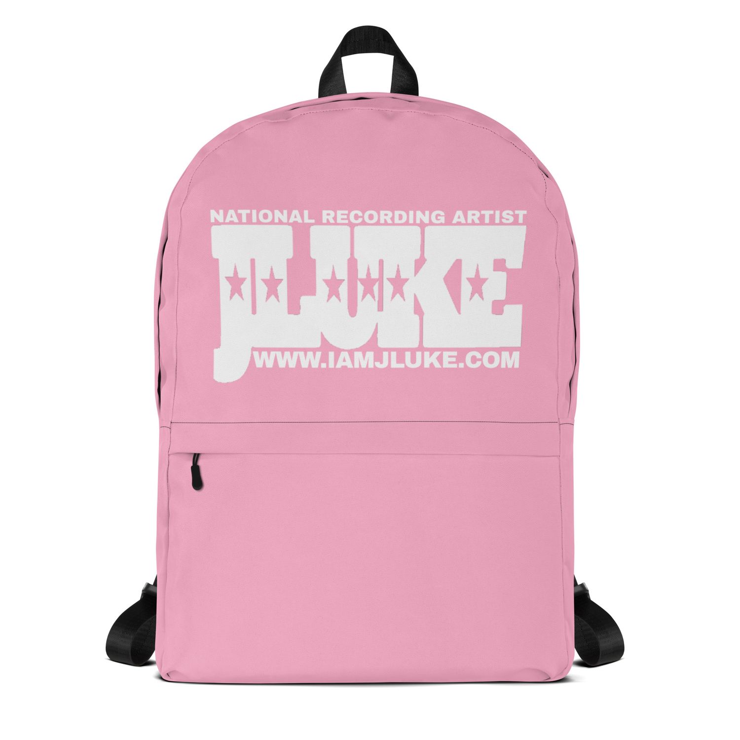 JLUKE Logo Pink Backpack