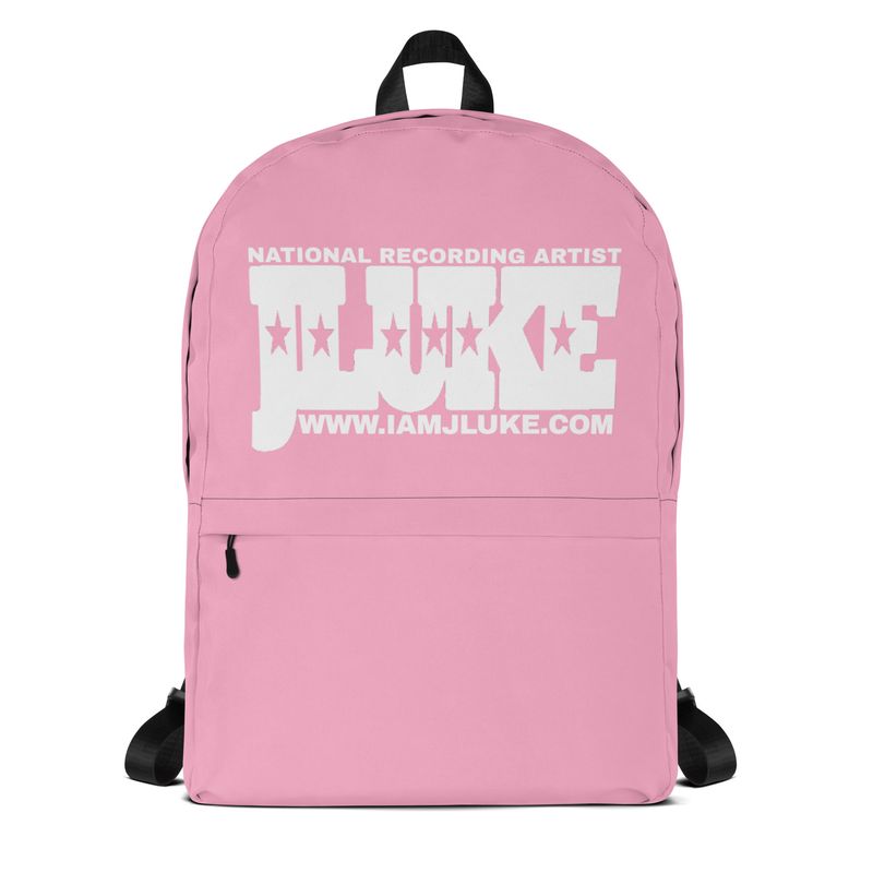 JLUKE Logo Pink Backpack