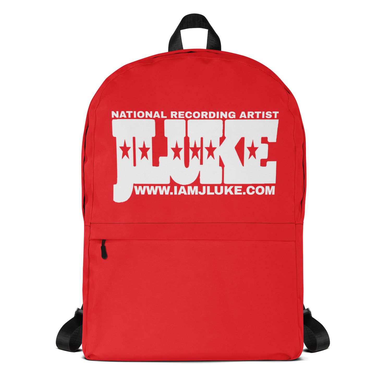 JLUKE Logo Red Backpack