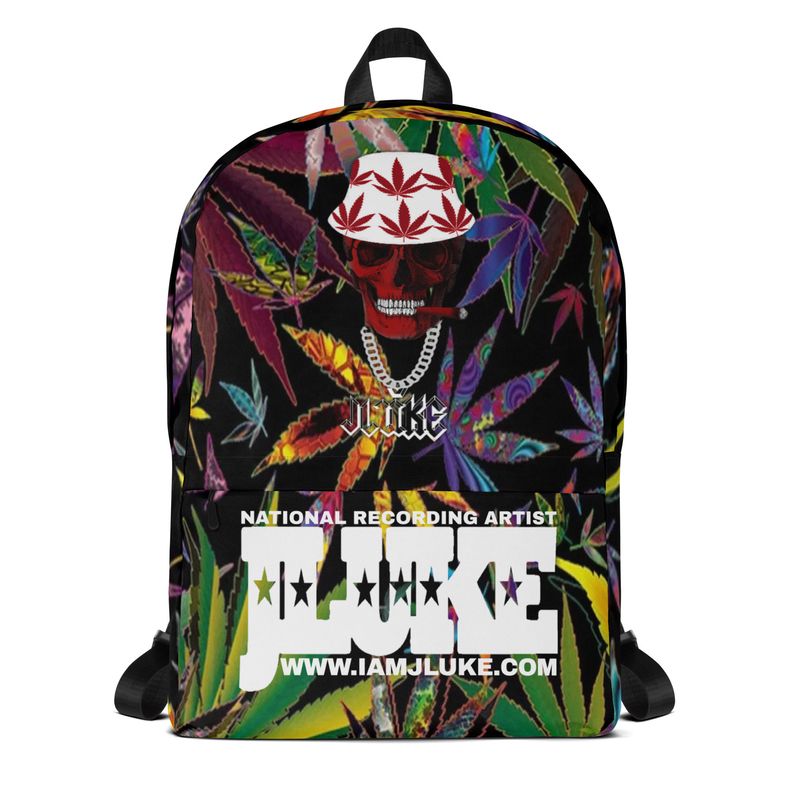 JLUKE Smoking Skull Trippy Backpack