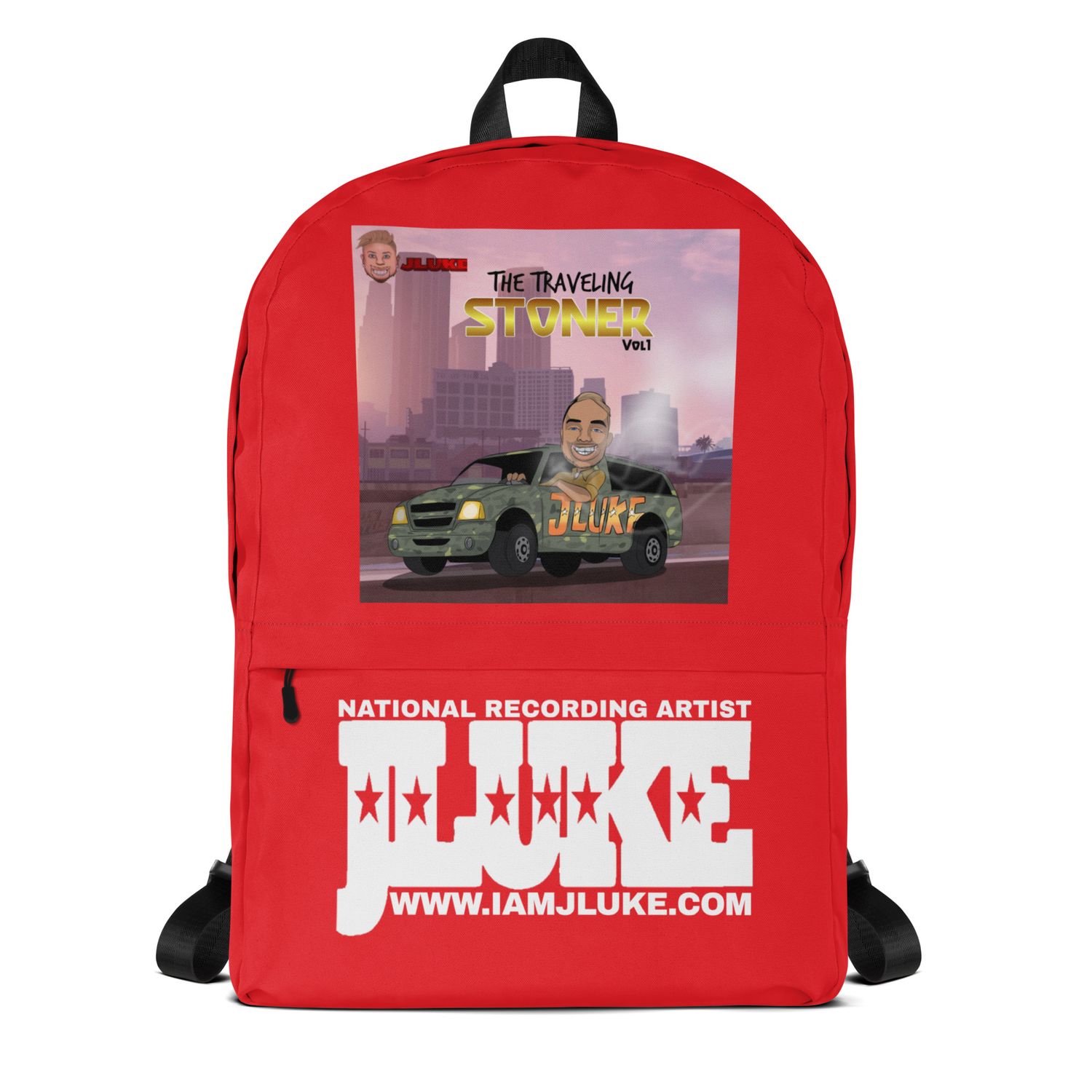 JLUKE Traveling Stoner Red Backpack