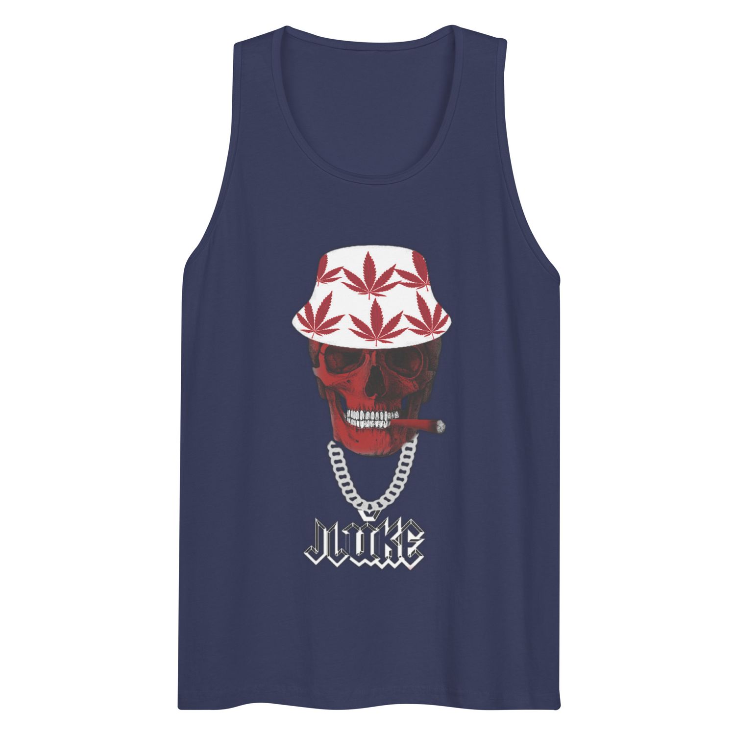 JLUKE Smoking Skull Tank Top