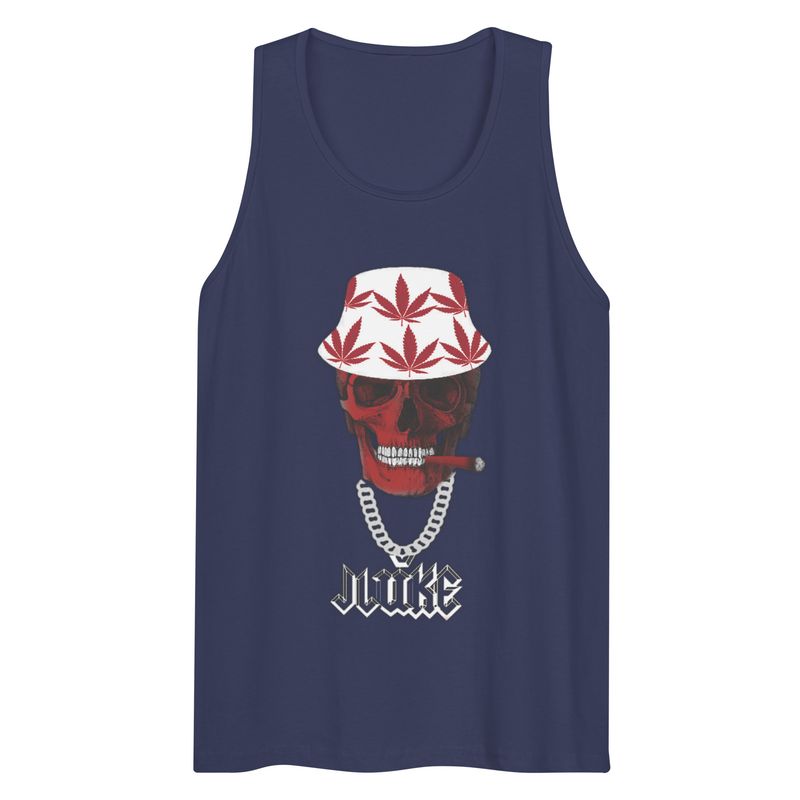 JLUKE Smoking Skull Tank Top