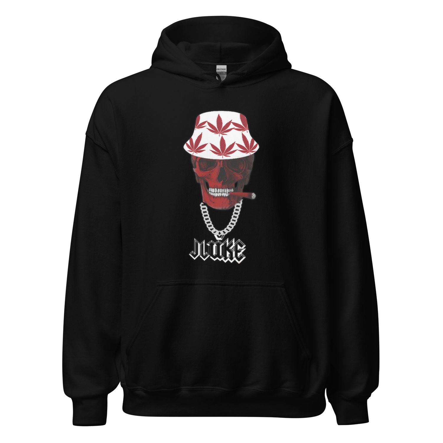 JLUKE Smoking Skull Hoodie