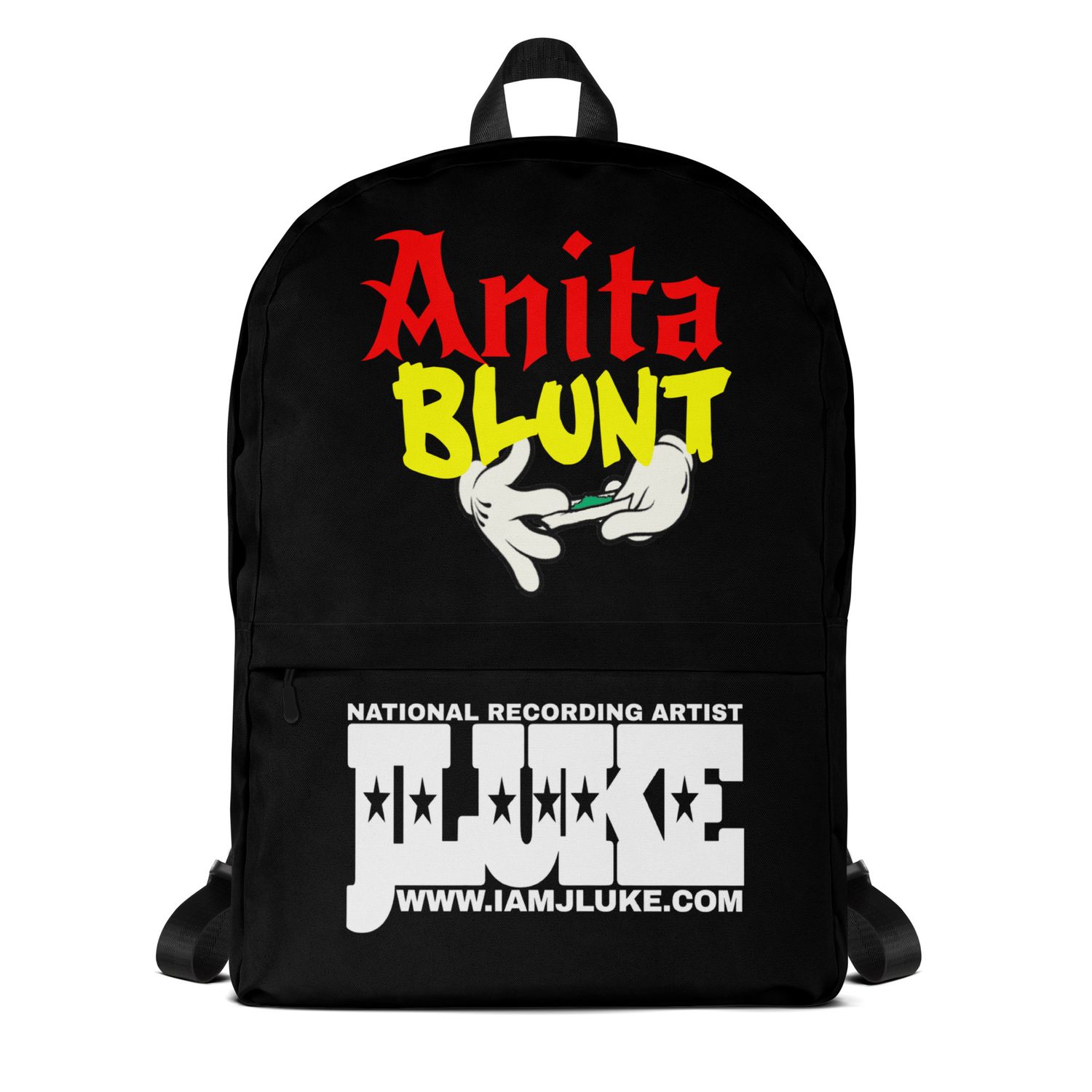 ANITA BLUNT Black Backpack