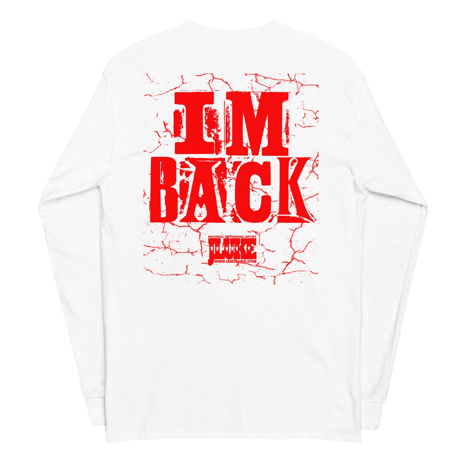 JLUKE/I'm Back Red Outline Long Sleeve Shirt
