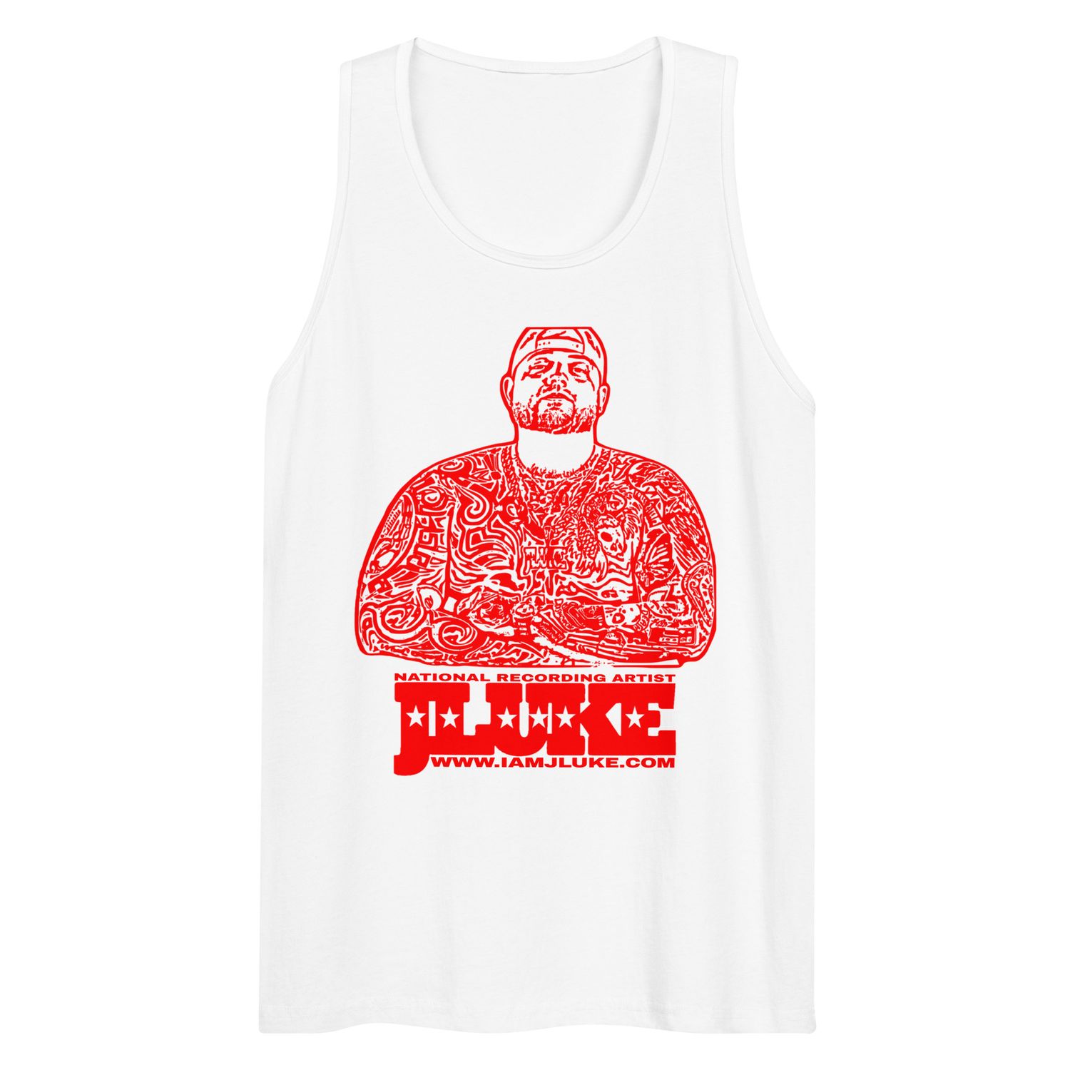 JLUKE Red Outline Tank Top 