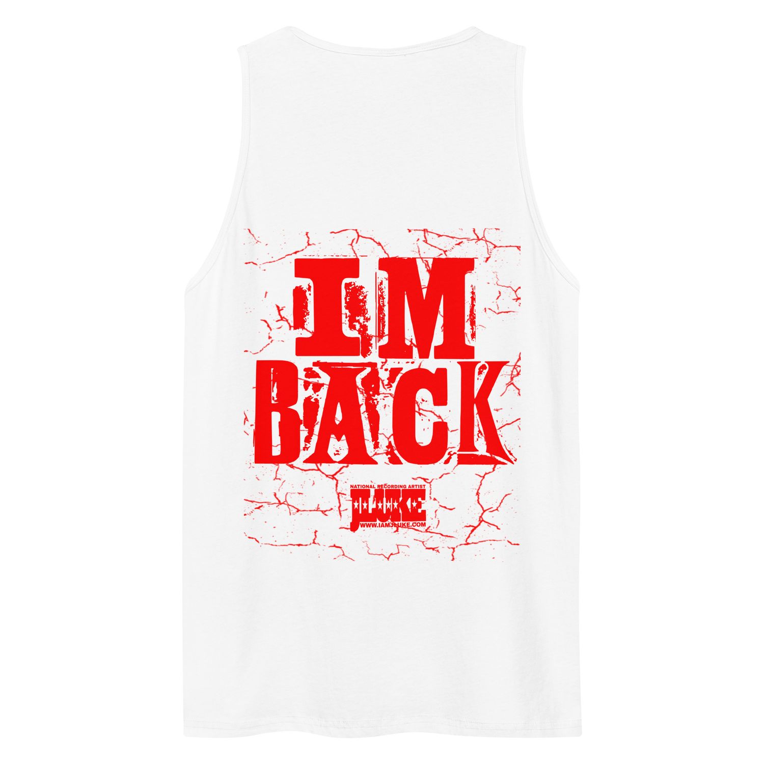JLUKE/I'm Back Red Outline Tank Top