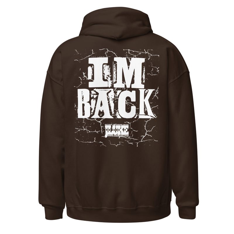 JLUKE White Outline/I'm Back Hoodie 