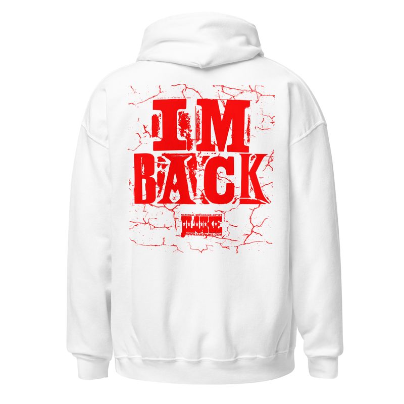 JLUKE Red Outline/I'm Back Hoodie