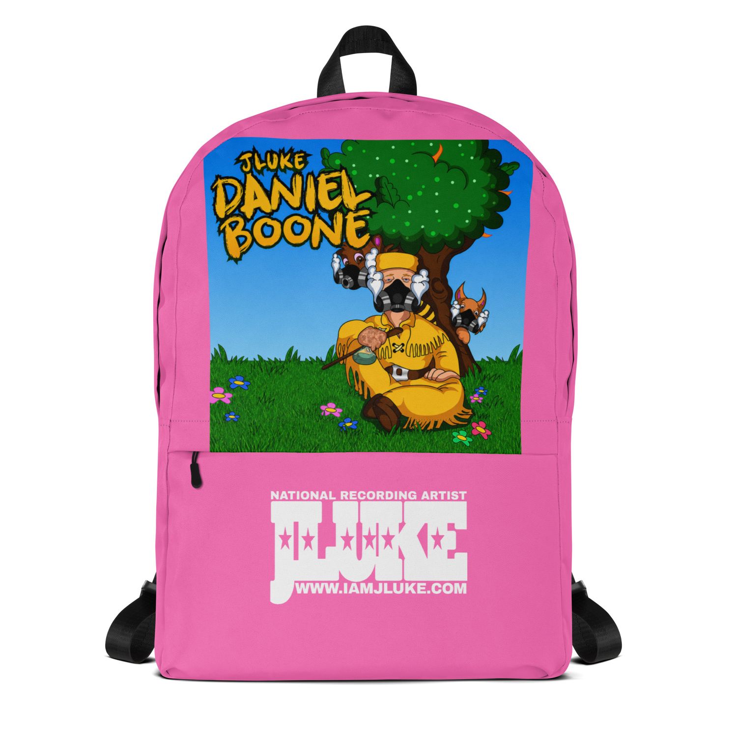 JLUKE Daniel Boone Pink Backpack