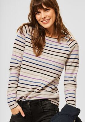 Cecil Multicolored Stripe Shirt