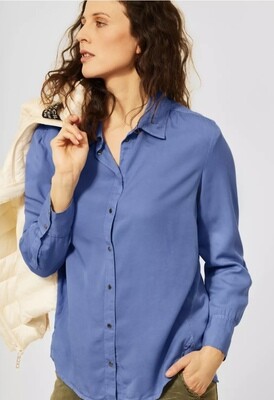 Cecil Solid Color Lyocell Blouse
