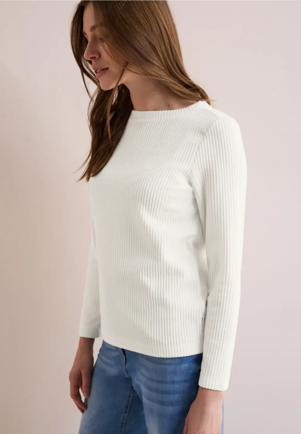 Cecil TOS Wavy Structure T-Shirt
