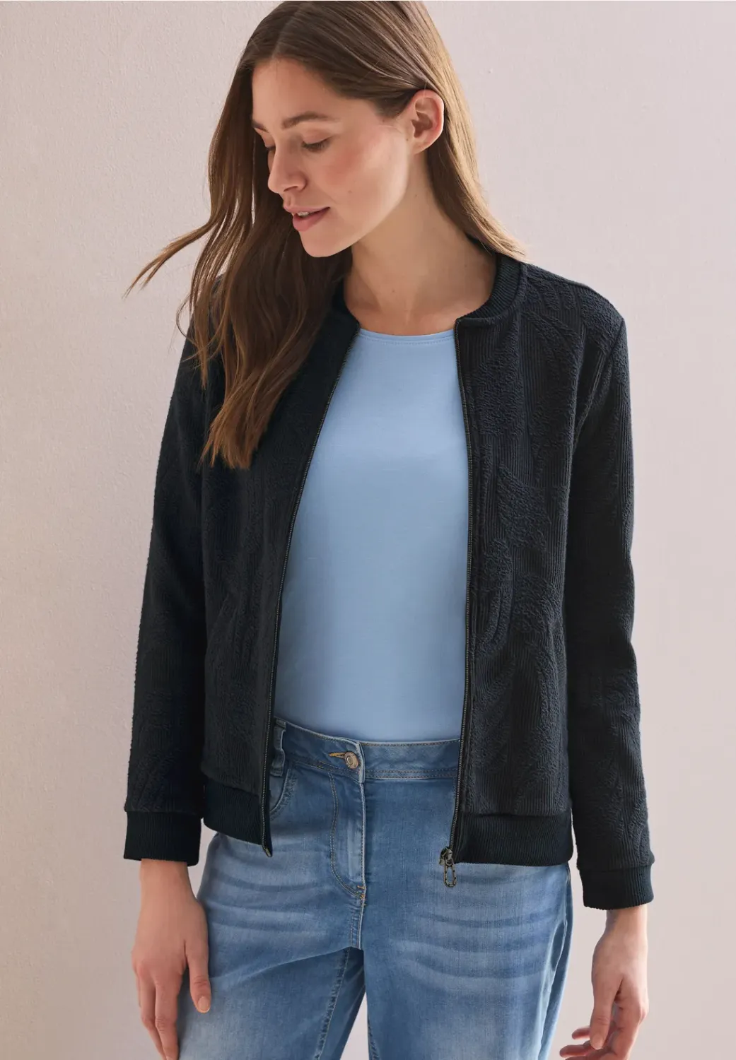 Cecil Structured Jacquard T-Shirt