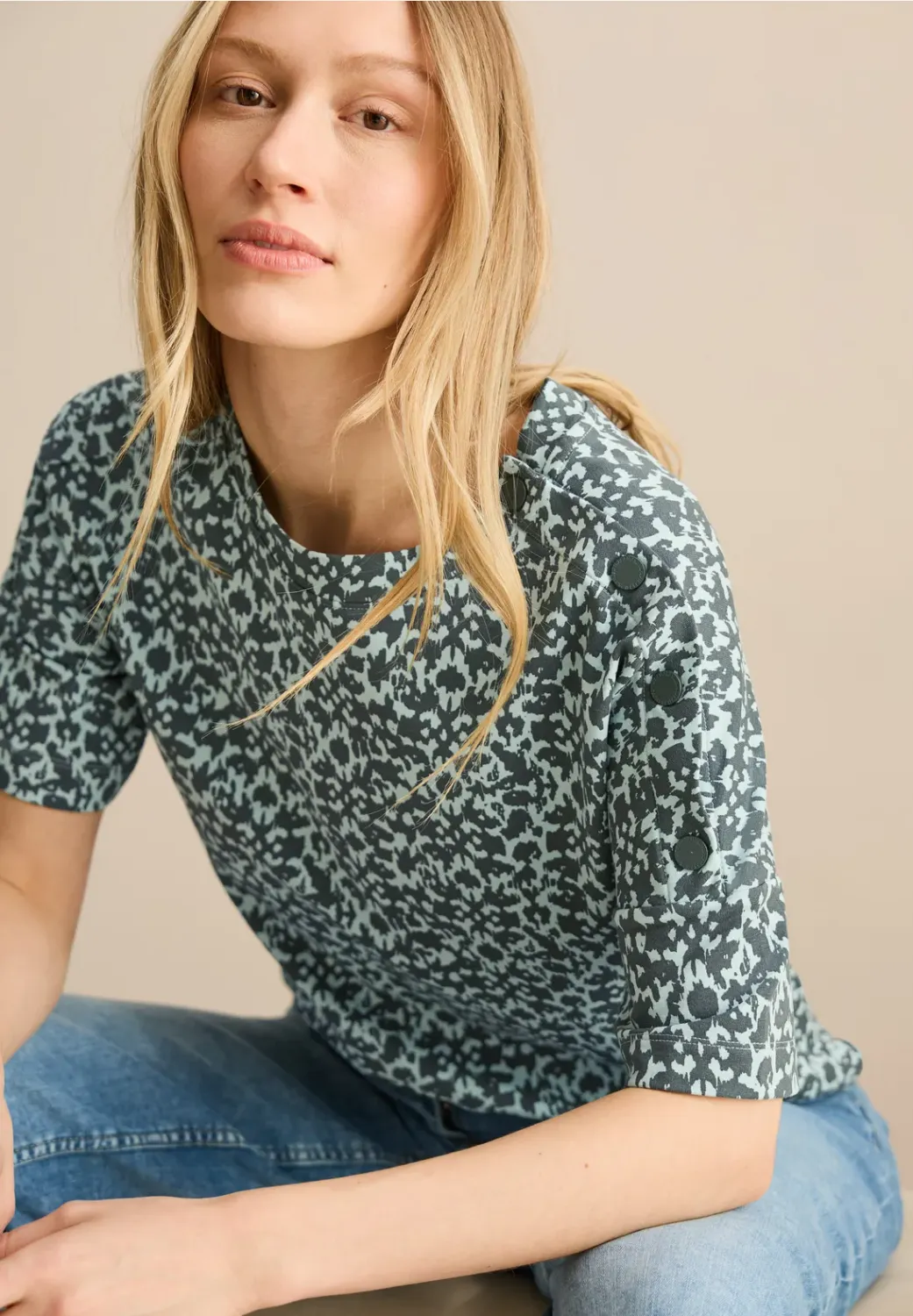 Cecil TOS Minimal Print T-Shirt