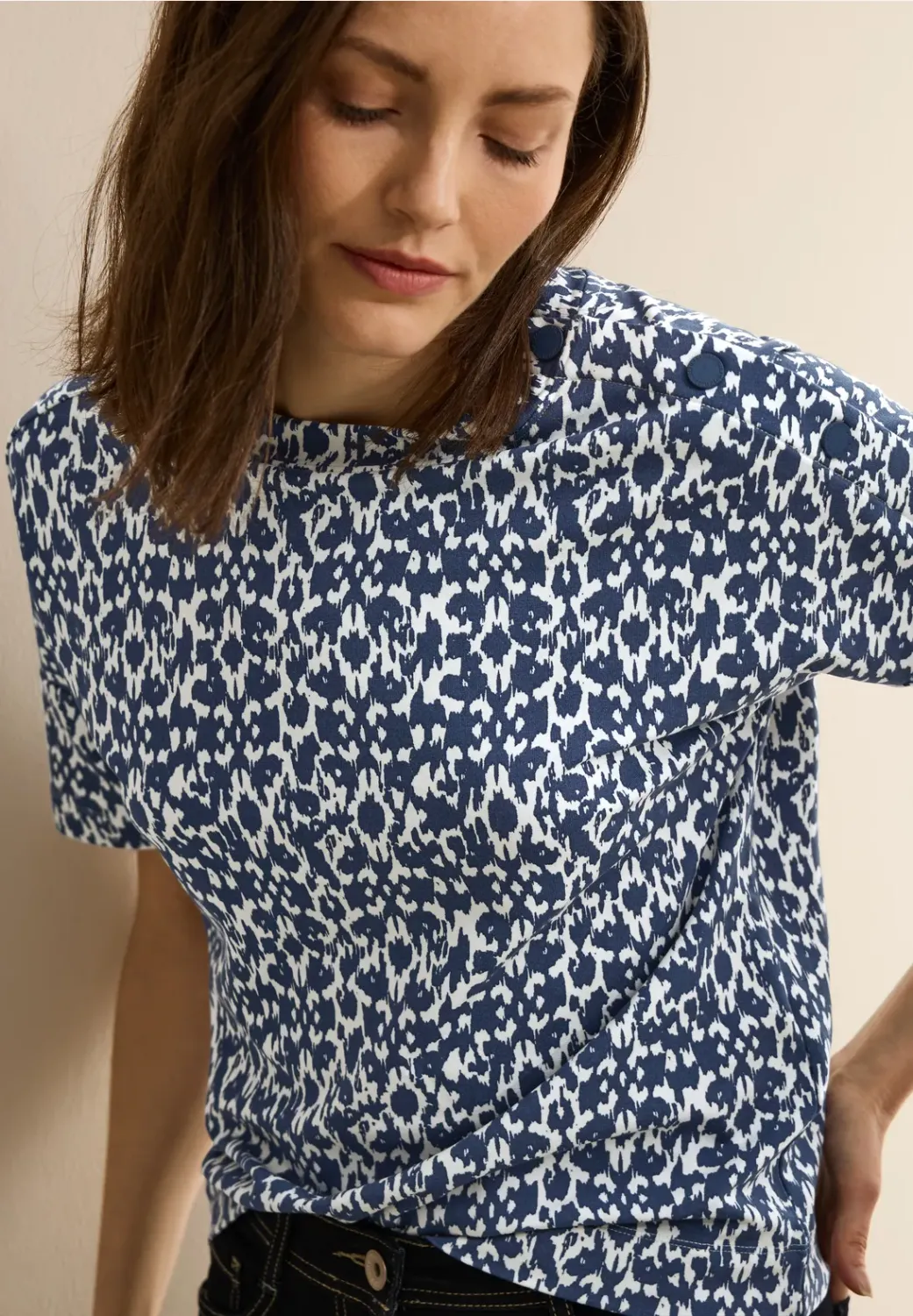 Cecil TOS Minimal Print T-Shirt