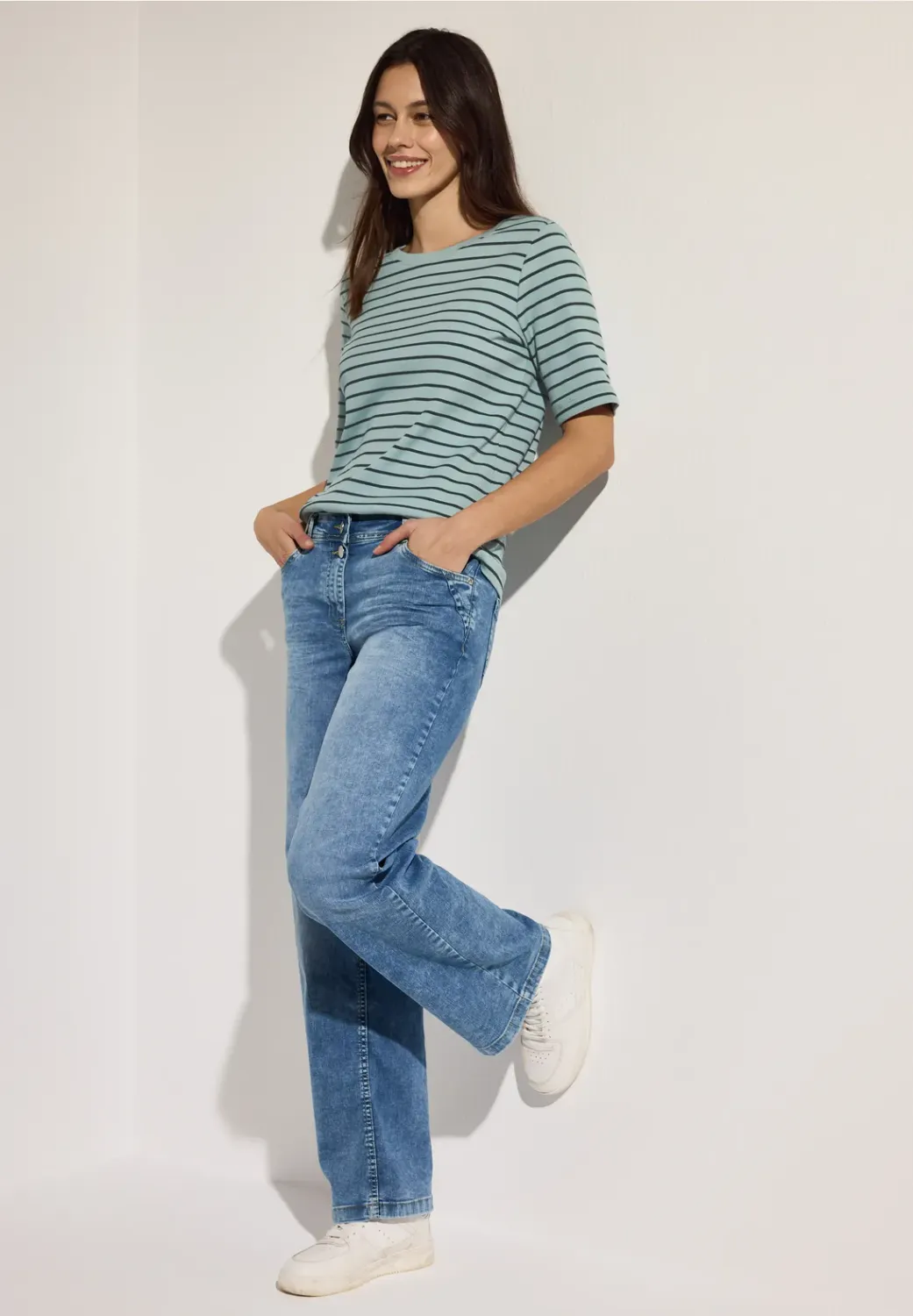 Cecil NOS Stripe Rib T-Shirt