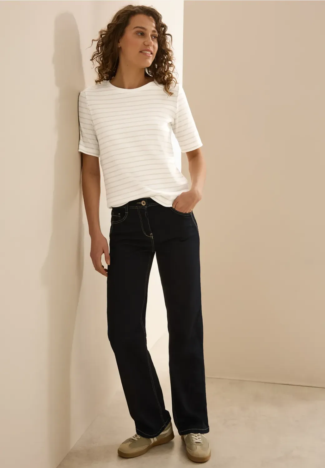 Cecil NOS Stripe Rib T-Shirt