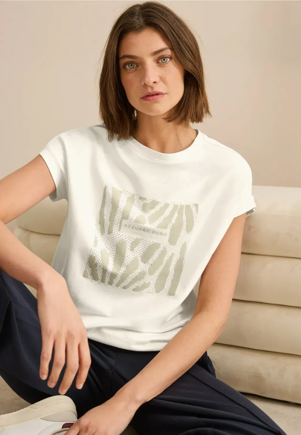 Cecil T-Shirt With Square FP