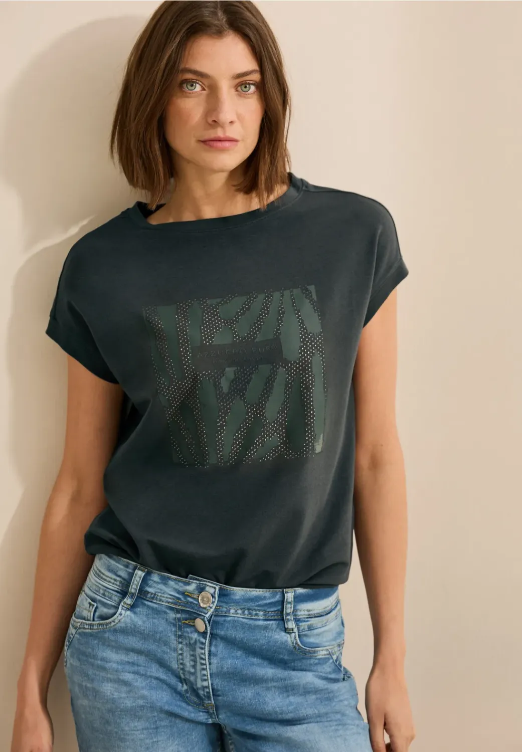 Cecil T-Shirt With Square FP