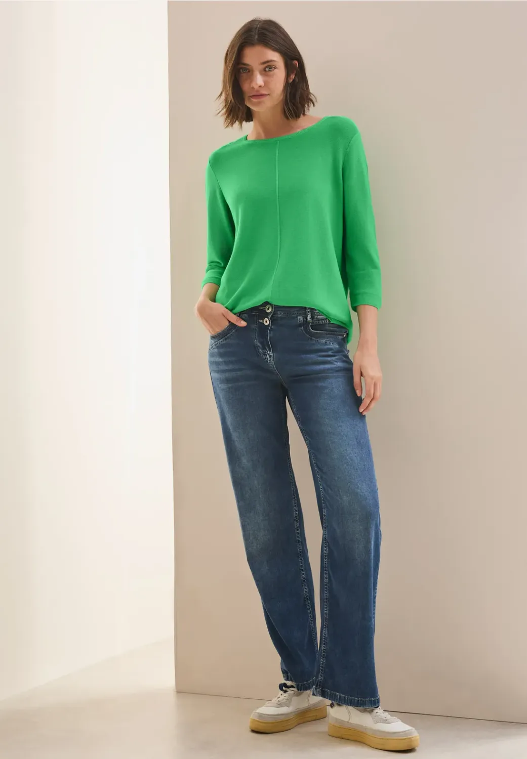 Cecil TOS_Structured Round neck