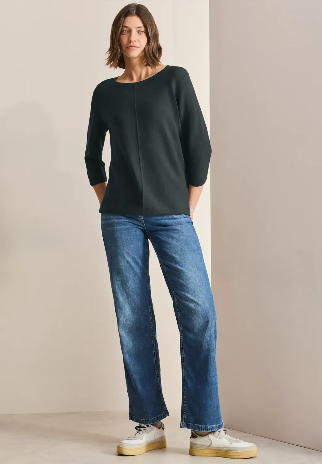 Cecil TOS_Structured Round neck