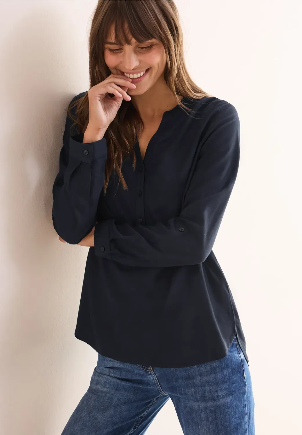 Cecil Solid Blouse